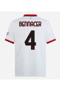 AC Milan Ismael Bennacer #4 Voetbaltruitje Uit tenue 2024-25 Korte Mouw